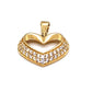 Anhänger 585/-Gelbgold Herz