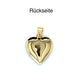 Anhänger Herz Gravurplatte 585/-Gelbgold