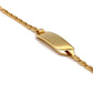 Kinderarmband 585/-Gelbgold