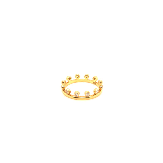 Brilliantring 585/-Gelbgold