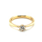 Ring 750/-Gelbgold Brillant